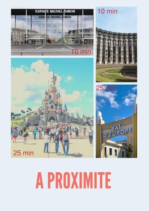 Appartement Proche De Disneyland & Paris Нуази-ле-Гран Екстериор снимка